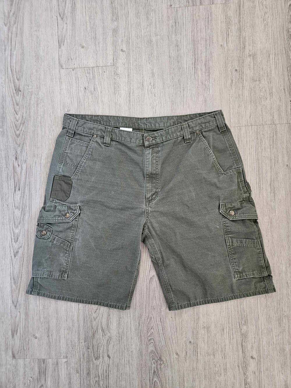 Carhartt Men's 42w Relaxed Fit Olive Cargo Work Shorts